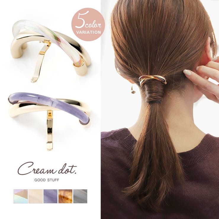 ポニーフック ヘアフック ヘアカフス[品番：CRMA0008526]｜CREAM-DOT