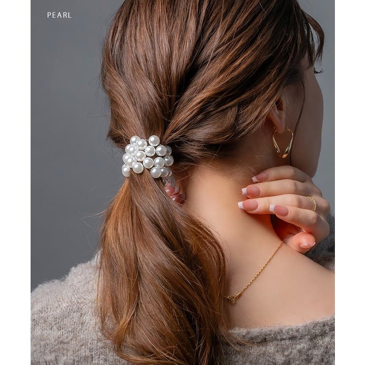 ヘアゴム メタルボール スフィア[品番：CRMA0009922]｜CREAM-DOT