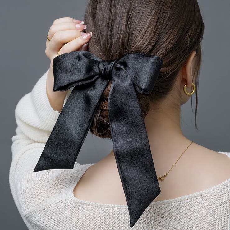 シュシュ ヘアゴム リボン | CREAM-DOT | 詳細画像4 