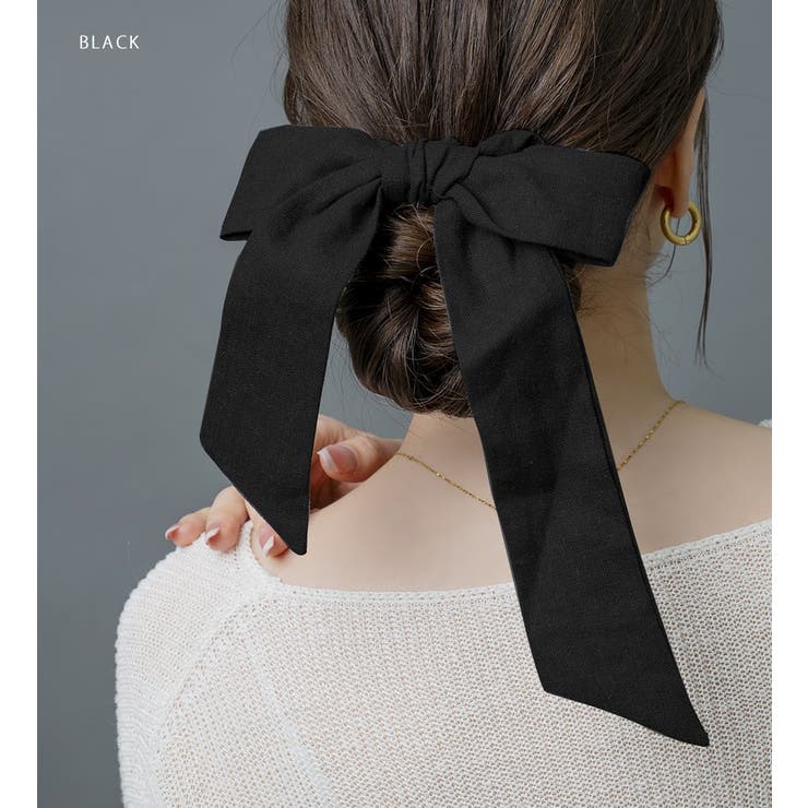 シュシュ ヘアゴム リボン | CREAM-DOT | 詳細画像5 