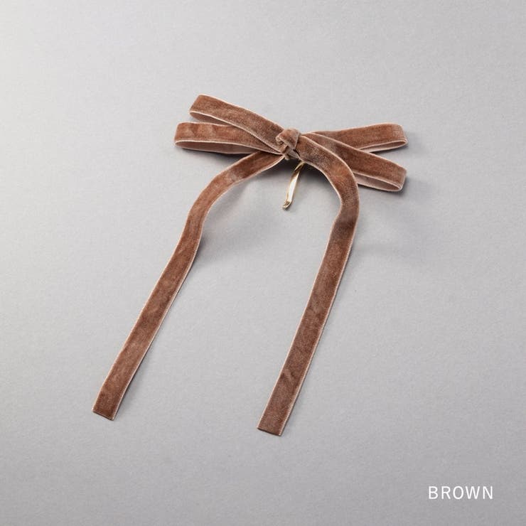 ポニーフック ベロア リボン | CREAM-DOT | 詳細画像4 