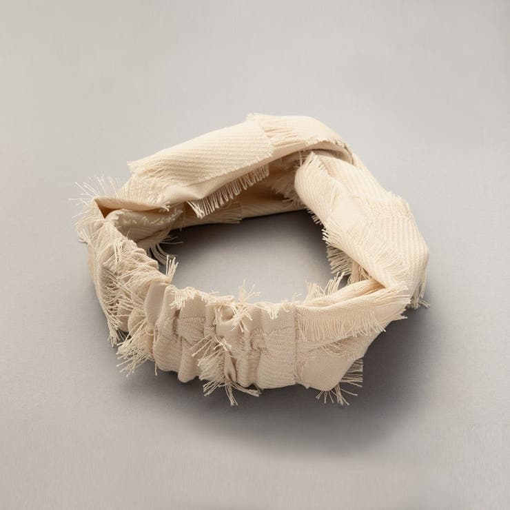 ヘアターバン ヘアバンド フリンジ | CREAM-DOT | 詳細画像4 