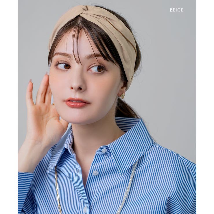 ヘアターバン ヘアバンド バイカラー | CREAM-DOT | 詳細画像10 