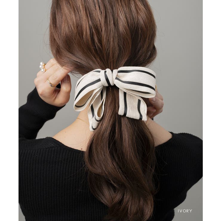 ポニーフック リボン 大きめ | CREAM-DOT | 詳細画像8 