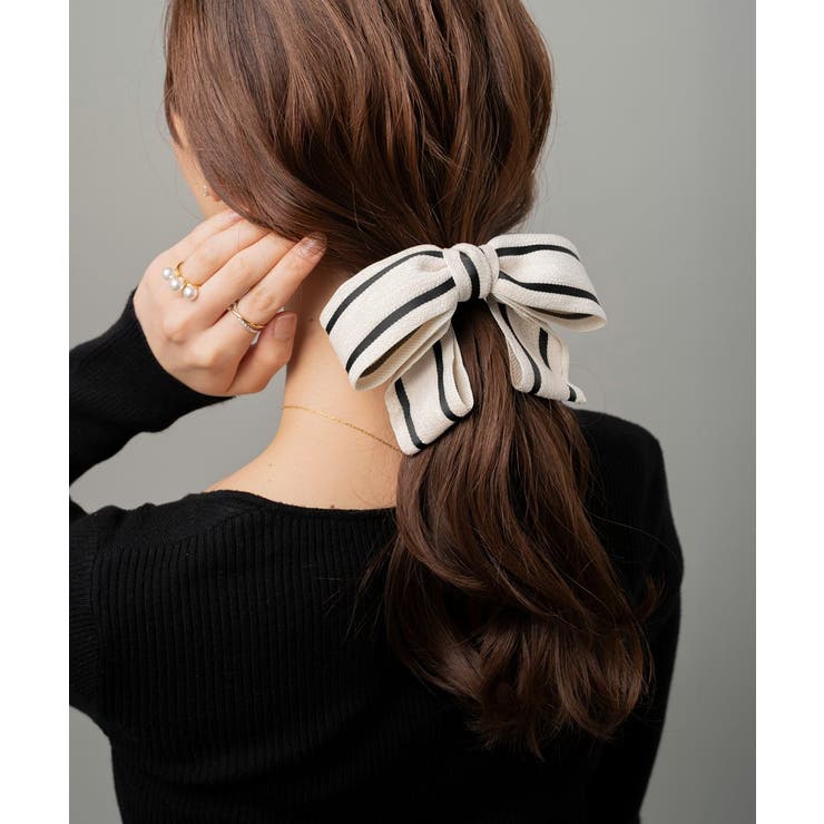 ポニーフック リボン 大きめ | CREAM-DOT | 詳細画像9 