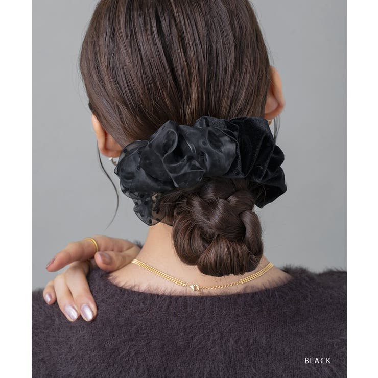 シュシュ ベロア ベルベット | CREAM-DOT | 詳細画像7 