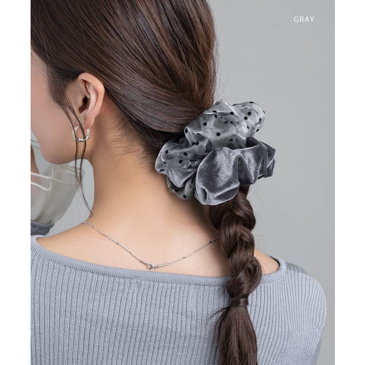 シュシュ ベロア ベルベット | CREAM-DOT | 詳細画像9 