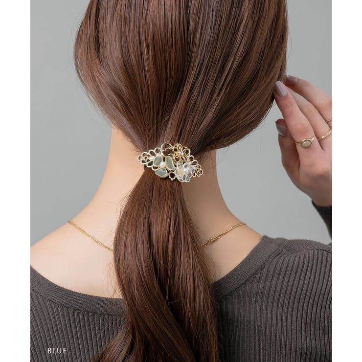 ヘアゴム フラワー 花 | CREAM-DOT | 詳細画像9 