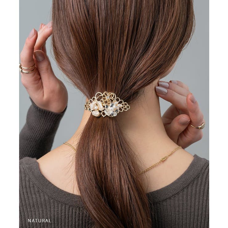 ヘアゴム フラワー 花 | CREAM-DOT | 詳細画像10 