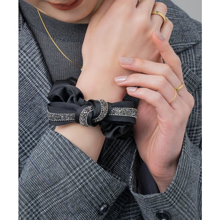 シュシュ リボン サテン調 | CREAM-DOT | 詳細画像12 