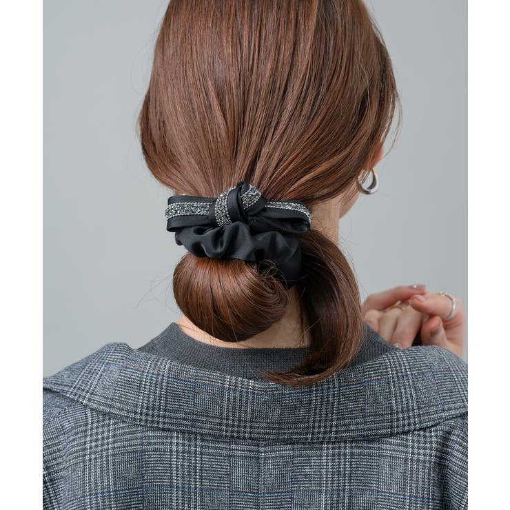 シュシュ リボン サテン調 | CREAM-DOT | 詳細画像9 