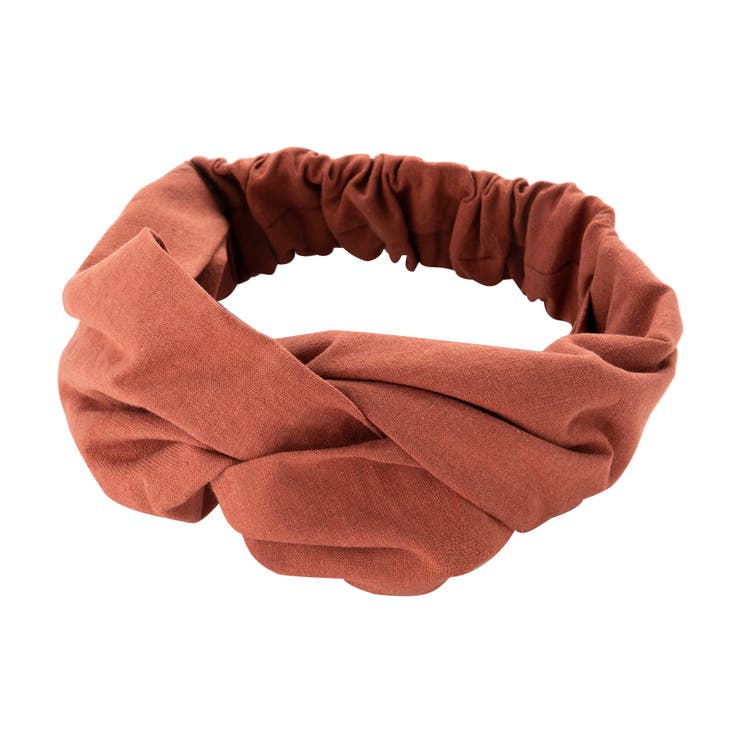 テラコッタ | ヘアターバン ヘアバンド 幅広 | CREAM-DOT