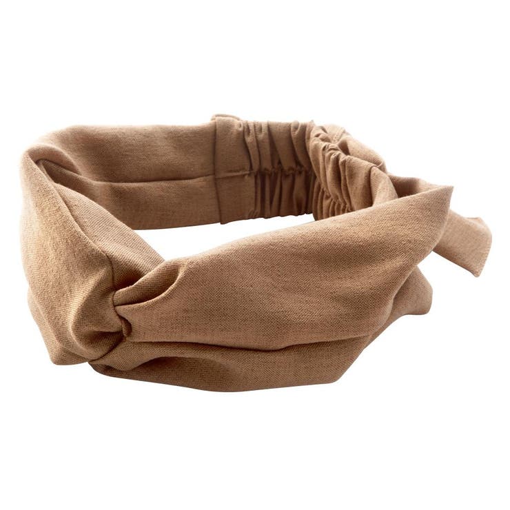 ブラウン | ヘアターバン ヘアバンド 幅広 | CREAM-DOT