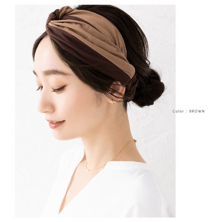 ヘアターバン ヘアバンド 幅広 | CREAM-DOT | 詳細画像10 