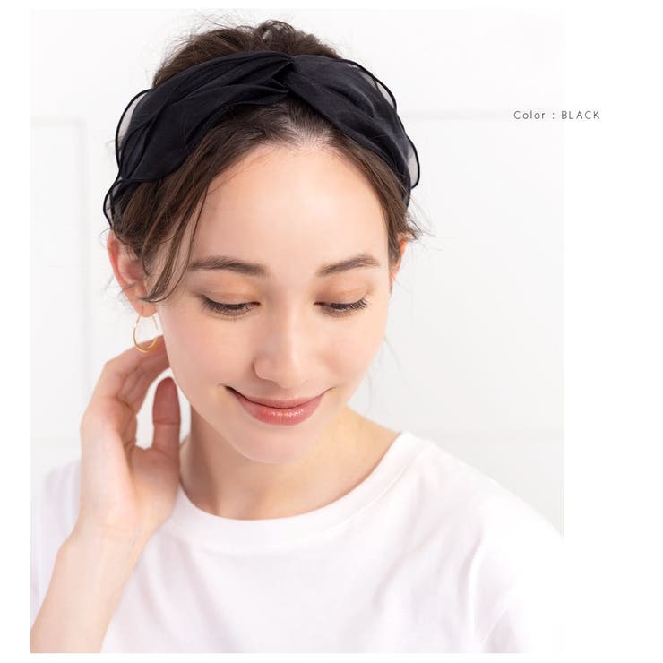 ヘアターバン ヘアバンド 幅広 | CREAM-DOT | 詳細画像8 