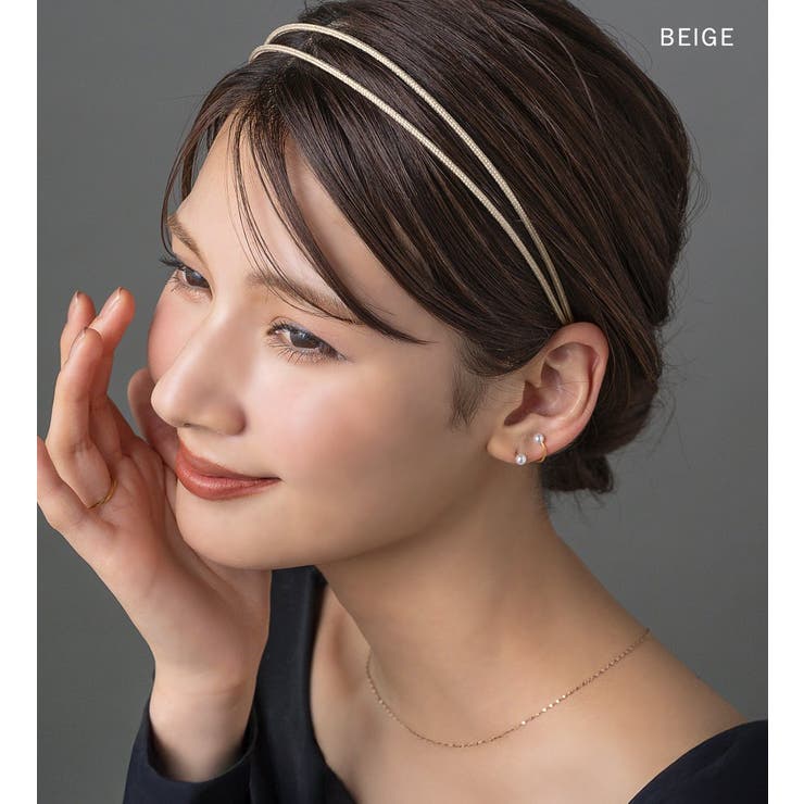 カチューシャ 大人 ヘアバンド[品番：CRMA0007930]｜CREAM-DOT