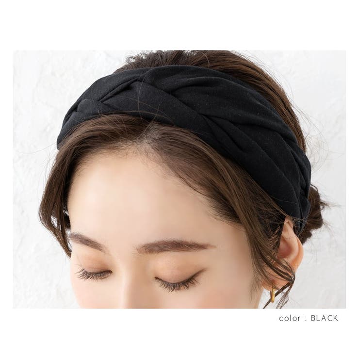 ヘアターバン ヘアバンド 幅広 | CREAM-DOT | 詳細画像6 