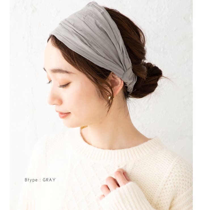 ヘアターバン ヘアバンド 幅広