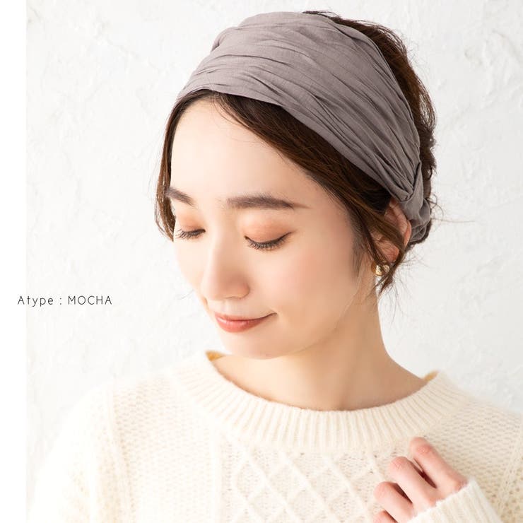 ヘアターバン ヘアバンド 幅広 | CREAM-DOT | 詳細画像8 