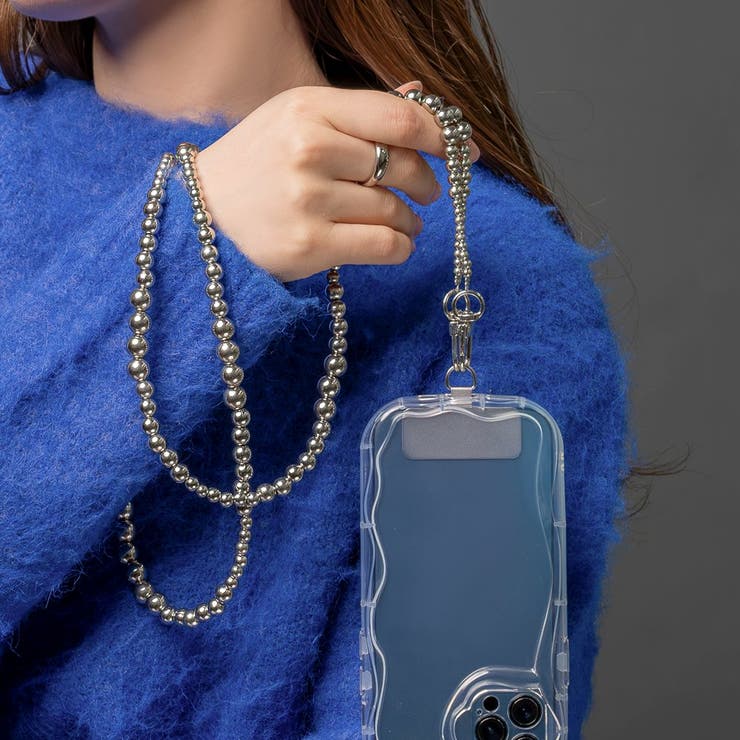 スマホショルダー ストラップホルダー メタルボール | CREAM-DOT | 詳細画像1 