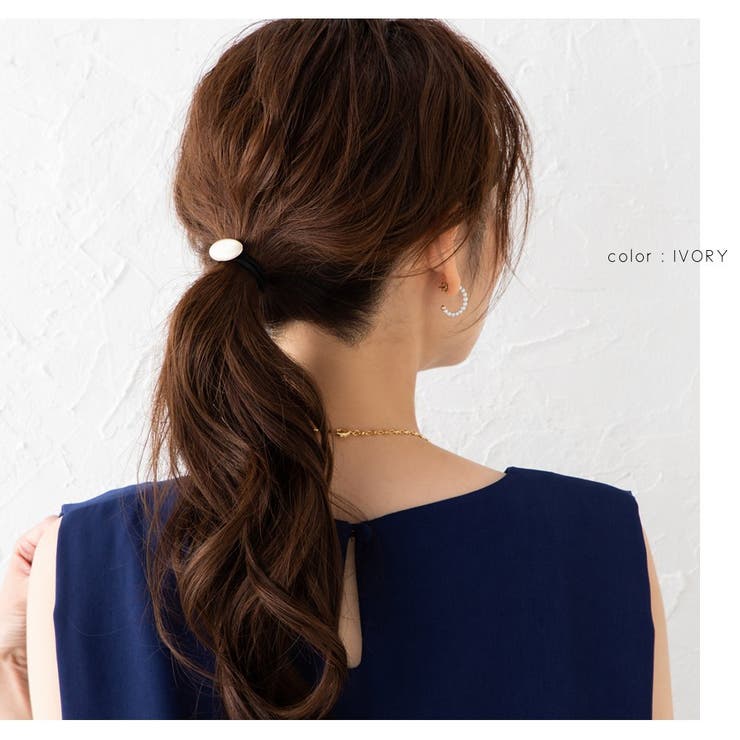 ヘアゴム 大人っぽい おしゃれ[品番：CRMA0006647]｜CREAM-DOT