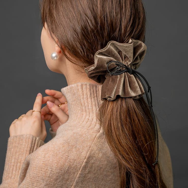 シュシュ ベロア ベルベット | CREAM-DOT | 詳細画像9 