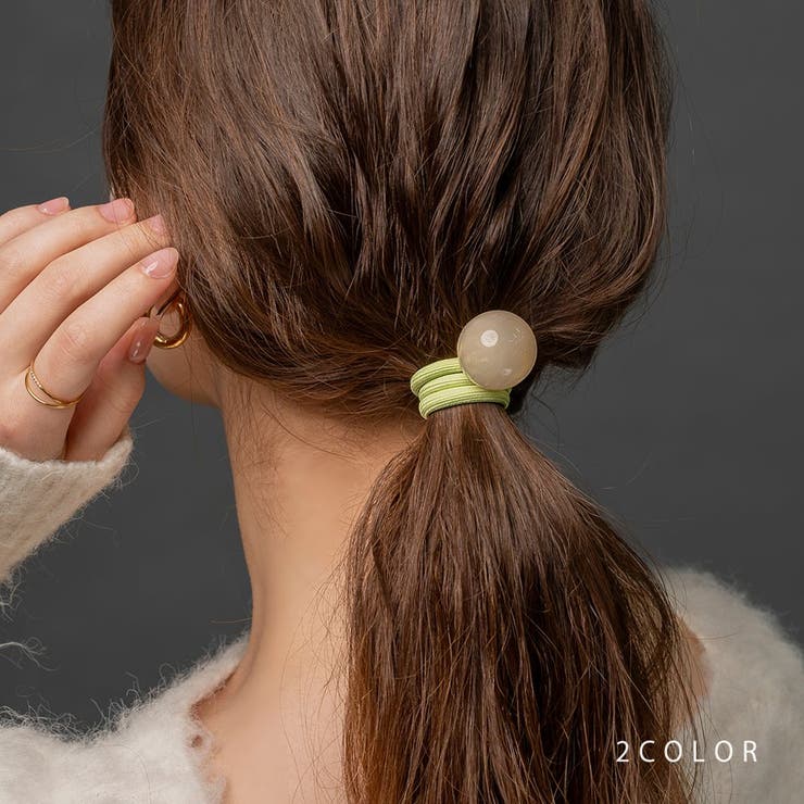 ヘアゴム ヘアアクセサリー 髪留め | CREAM-DOT | 詳細画像1 