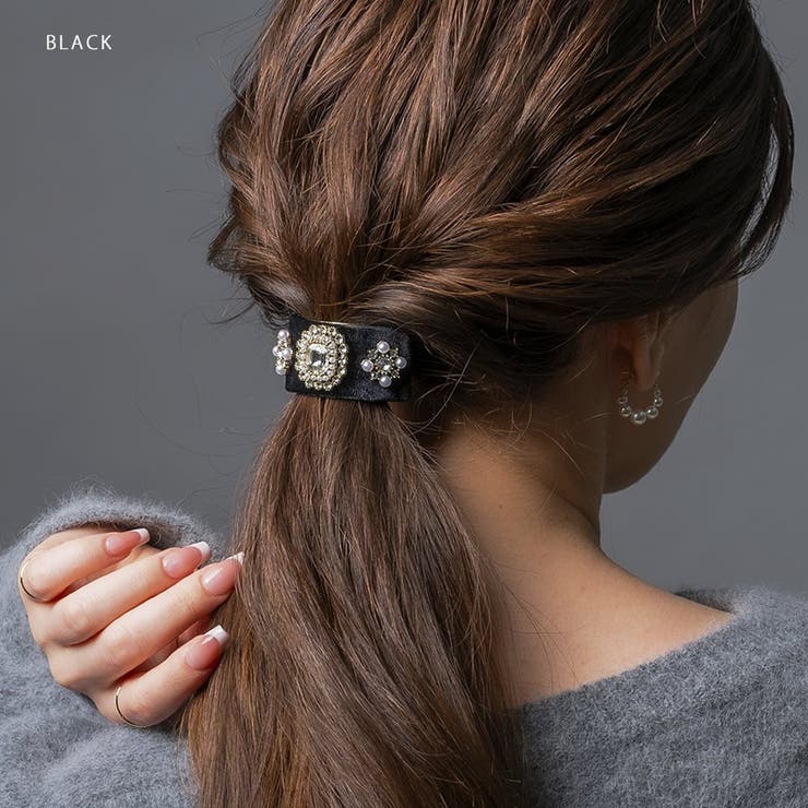 ポニーフック ビジュー パール | CREAM-DOT | 詳細画像10 