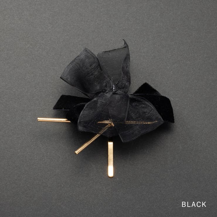 ポニーフックリボン オーガンジー ベロア | CREAM-DOT | 詳細画像2 