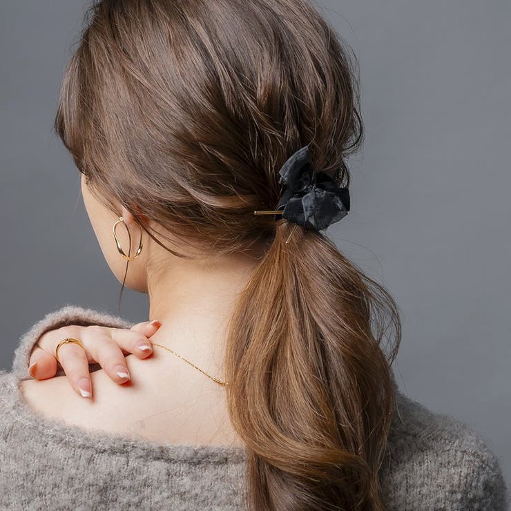 ポニーフックリボン オーガンジー ベロア | CREAM-DOT | 詳細画像6 