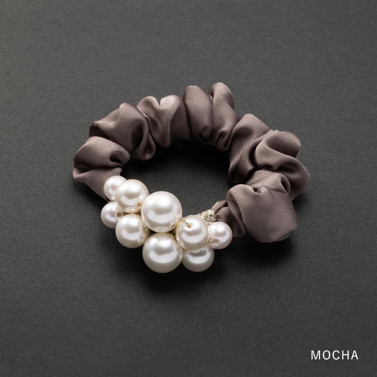 シュシュ ヘアゴム パール | CREAM-DOT | 詳細画像3 