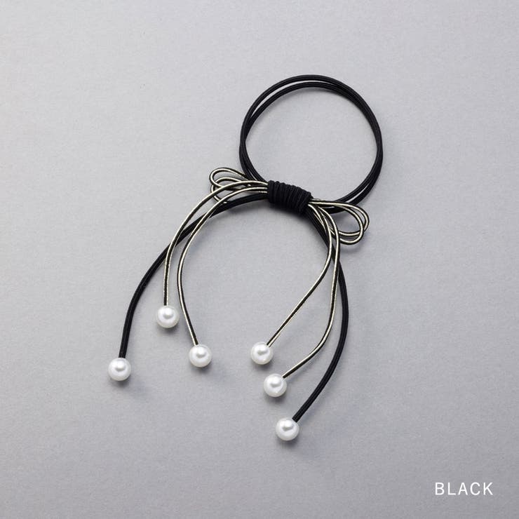 ヘアゴム パール リボン | CREAM-DOT | 詳細画像2 