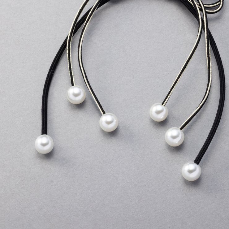 ヘアゴム パール リボン | CREAM-DOT | 詳細画像4 