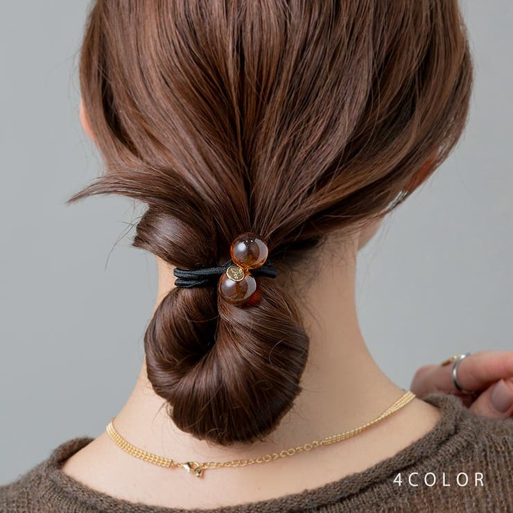 ヘアゴム スフィア 艶 | CREAM-DOT | 詳細画像1 