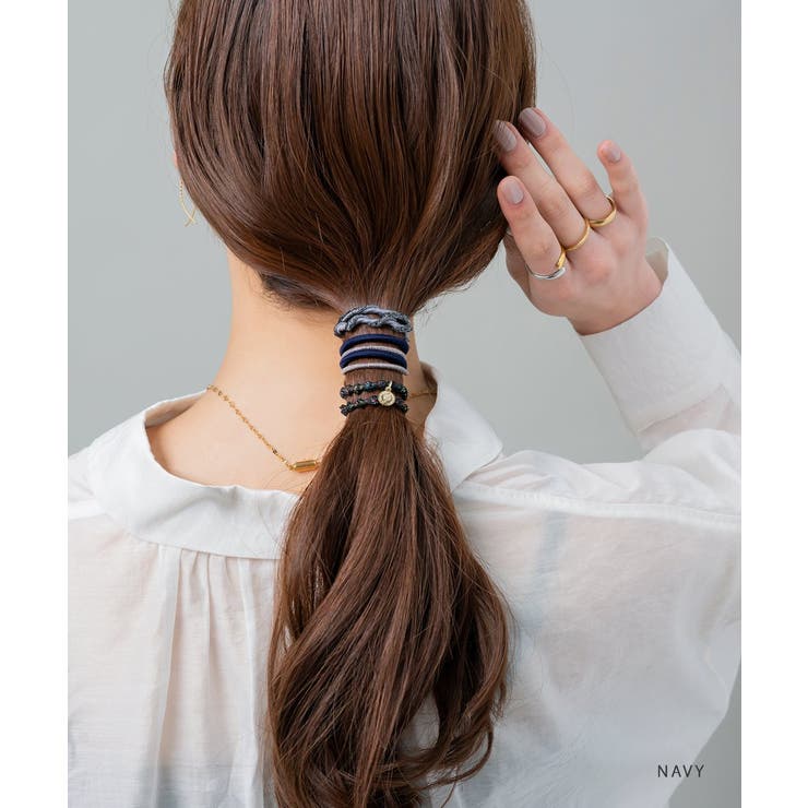 3点セット ヘアゴム ラメ | CREAM-DOT | 詳細画像8 