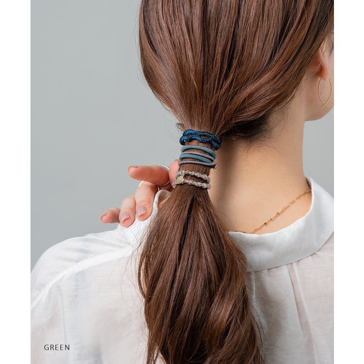 3点セット ヘアゴム ラメ | CREAM-DOT | 詳細画像9 