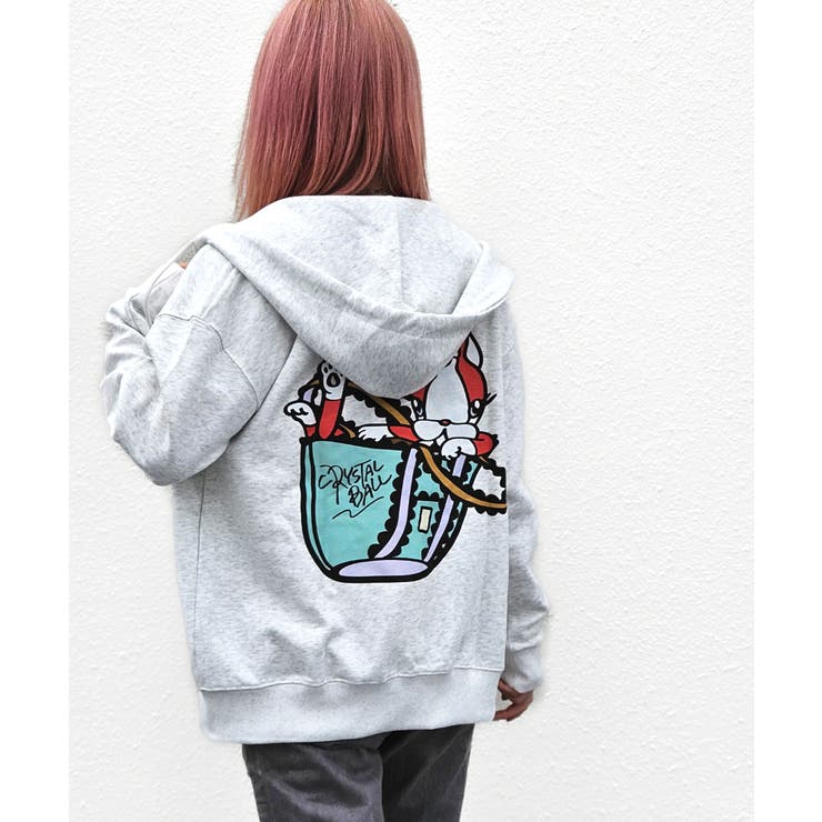 Gramercy Hoodie/杢グレー | CRYSTAL BALL | 詳細画像1 