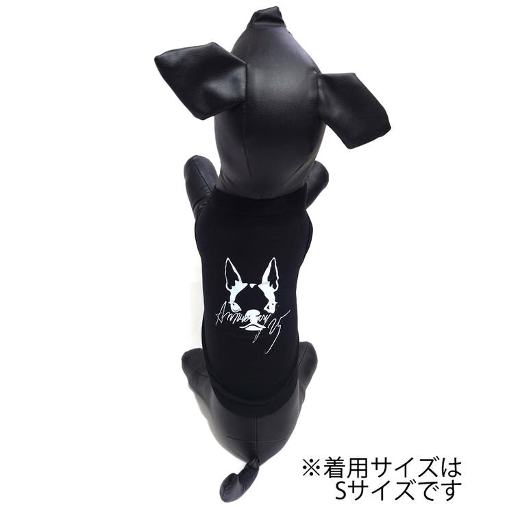 25th Vingt-cinq Dog Tank top/ブラック/Mサイズ | CRYSTAL BALL | 詳細画像1 