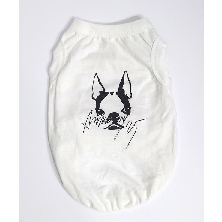 25th Vingt-cinq Dog Tank top/ホワイト/Sサイズ | CRYSTAL BALL | 詳細画像2 