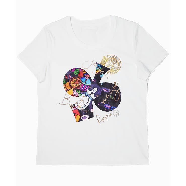 TOYBOX HIPPIE&Lapan T-shirt/ホワイト | CRYSTAL BALL | 詳細画像2 