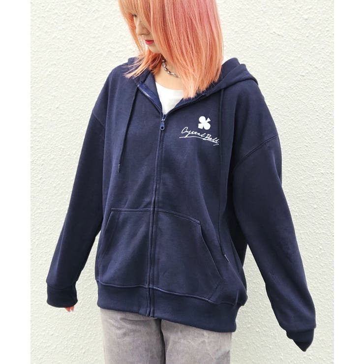 Gramercy Hoodie/ネイビー | CRYSTAL BALL | 詳細画像3 