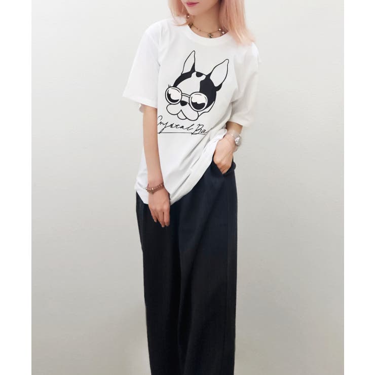 VacancesHIPPIE BIG T-shirt/ホワイト | CRYSTAL BALL | 詳細画像5 