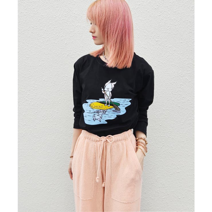 LOHAS Hippie cutsew/ブラック | CRYSTAL BALL | 詳細画像7 