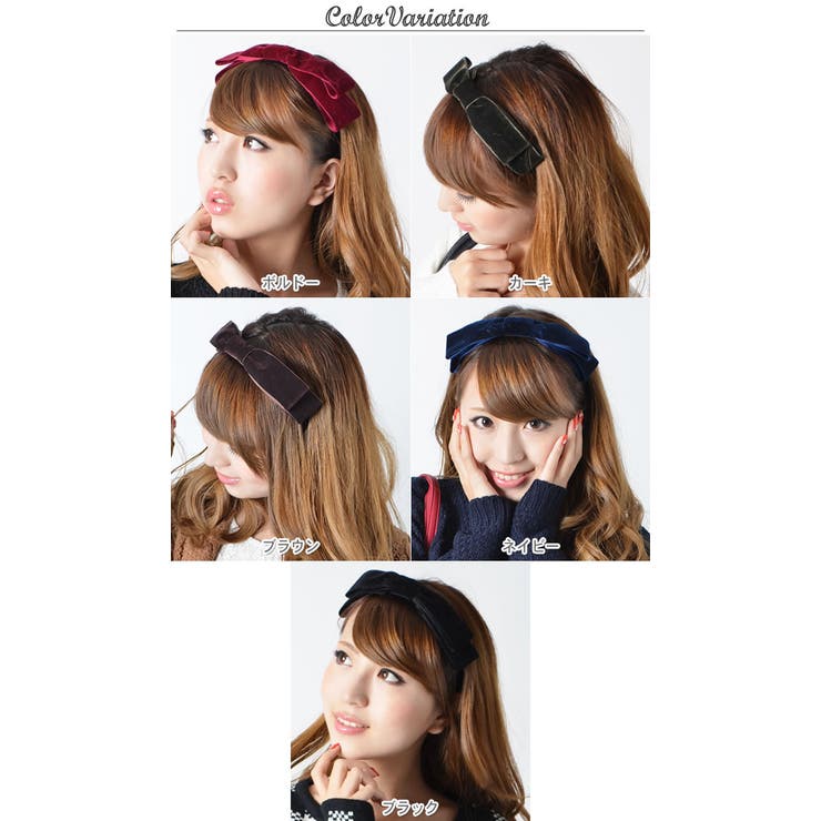 カチューシャ ヘアアクセサリー ヘアーアクセサリー | curvy's  | 詳細画像2 
