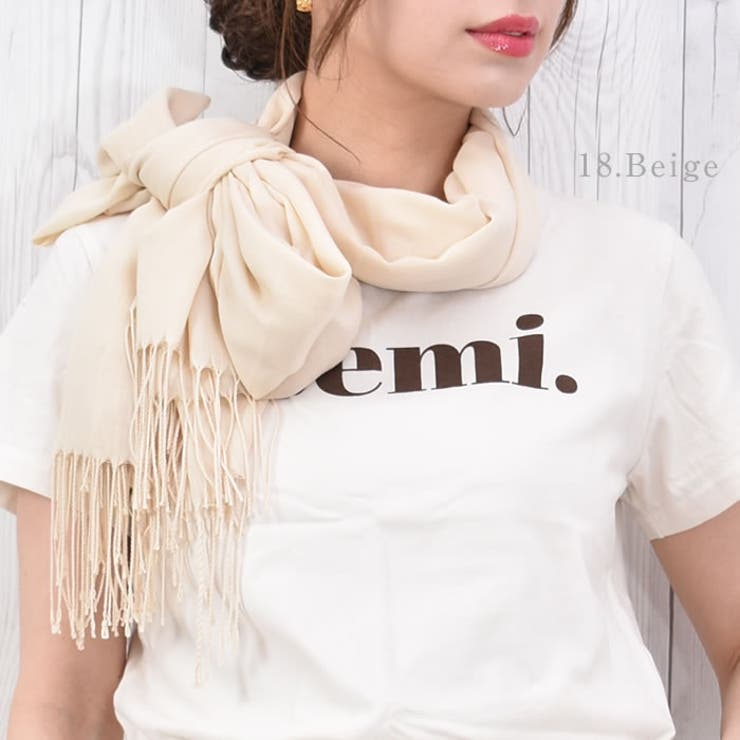 (レーヨン大判ストール)ストール レディース 大判ストール | curvy's  | 詳細画像10 