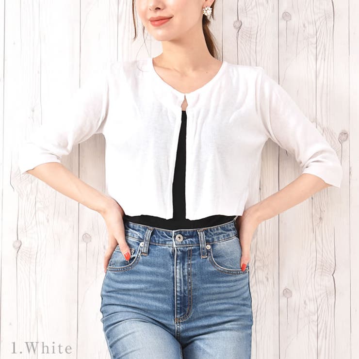 カーディガン レディース 丸首 | curvy's  | 詳細画像7 