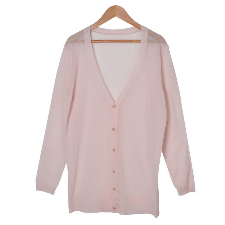 06.ライトピンク | カーディガン レディース ロング | curvy's 