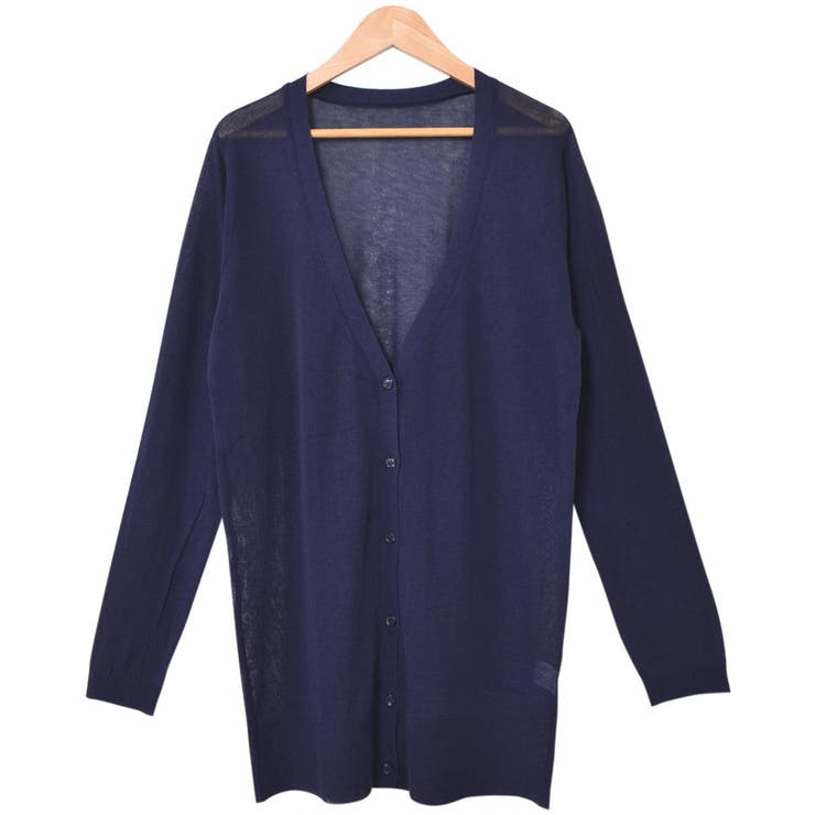 15.ネイビー | カーディガン レディース ロング | curvy's 