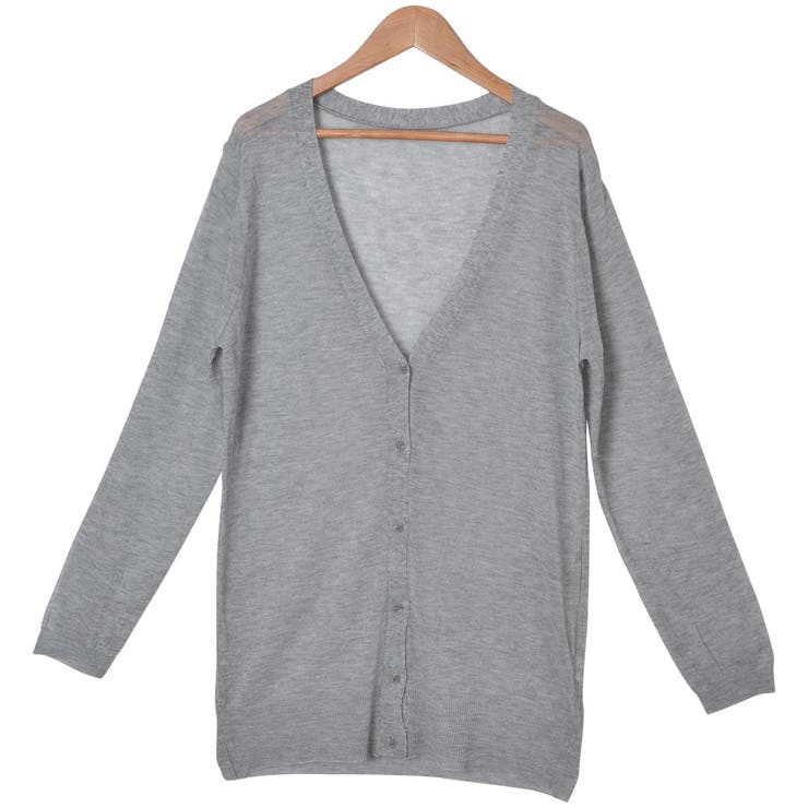 16.グレー | カーディガン レディース ロング | curvy's 