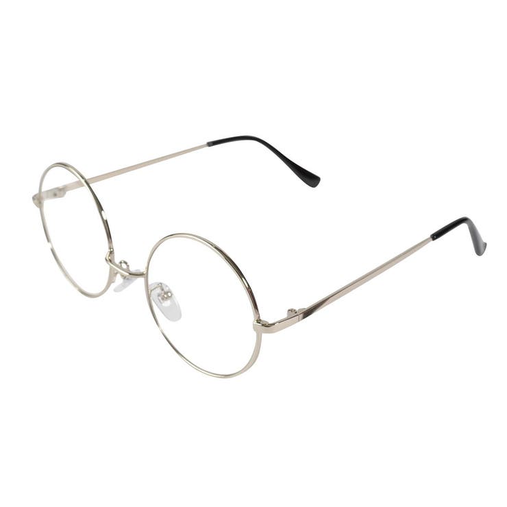 01.シルバー/CL | (ラウンドフレームファッショングラス)丸めがね 丸眼鏡 丸メガネ | curvy's 